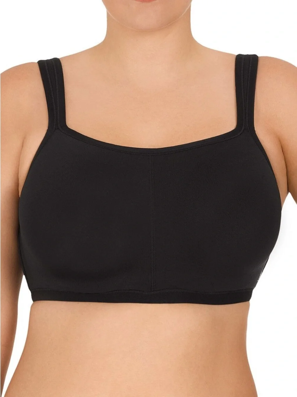 Natori Yogi Contour Convertible Sports Bra 40DDD Black Full Coverage Underwire